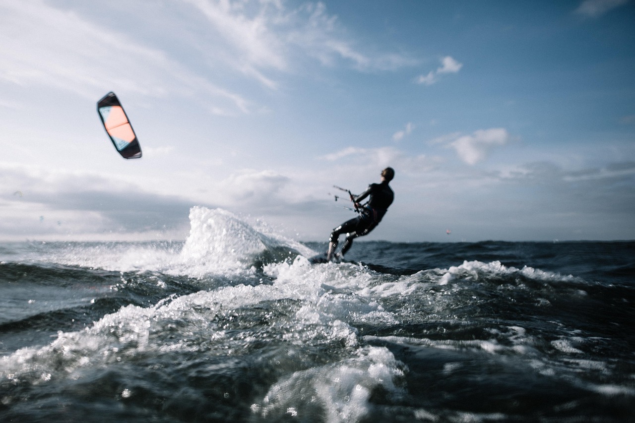 Kitesurfer auf Sylt