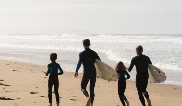 Surfen, Familie, Strand