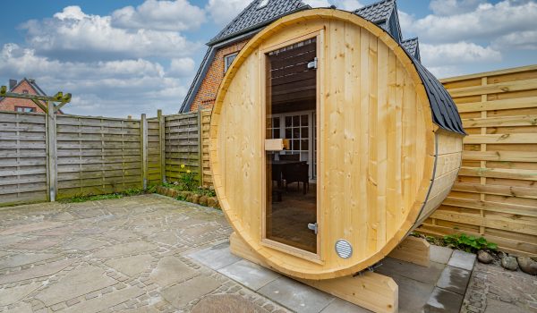 Sauna in einer Ferienwohnung auf Sylt